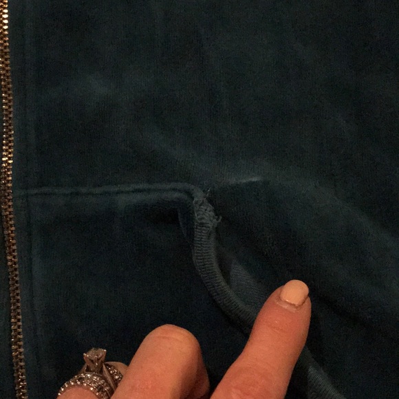 Is your name Barbara? M Teal Juicy Couture hoodie - Picture 5 of 6